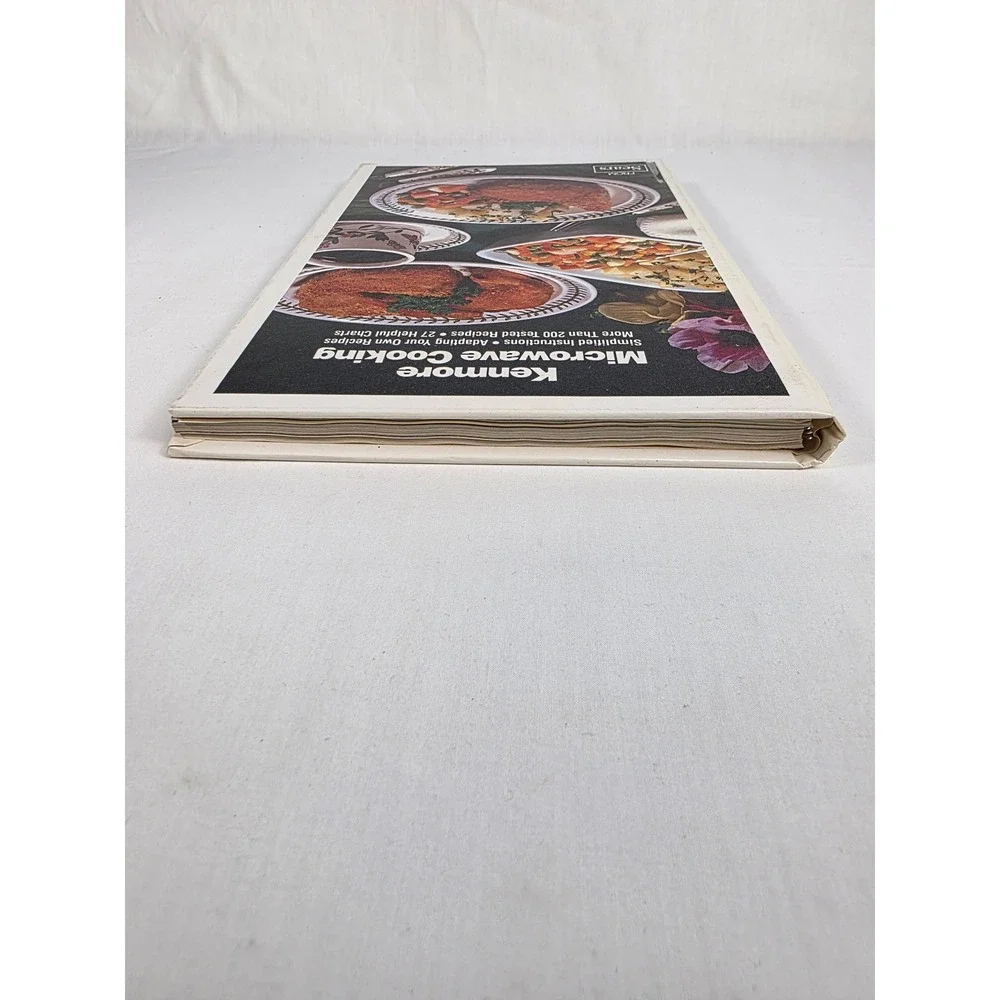 VINTAGE Kenmore Microwave Cooking Cookbook Sears Spiral Bound Recipes Fast‎ Cook